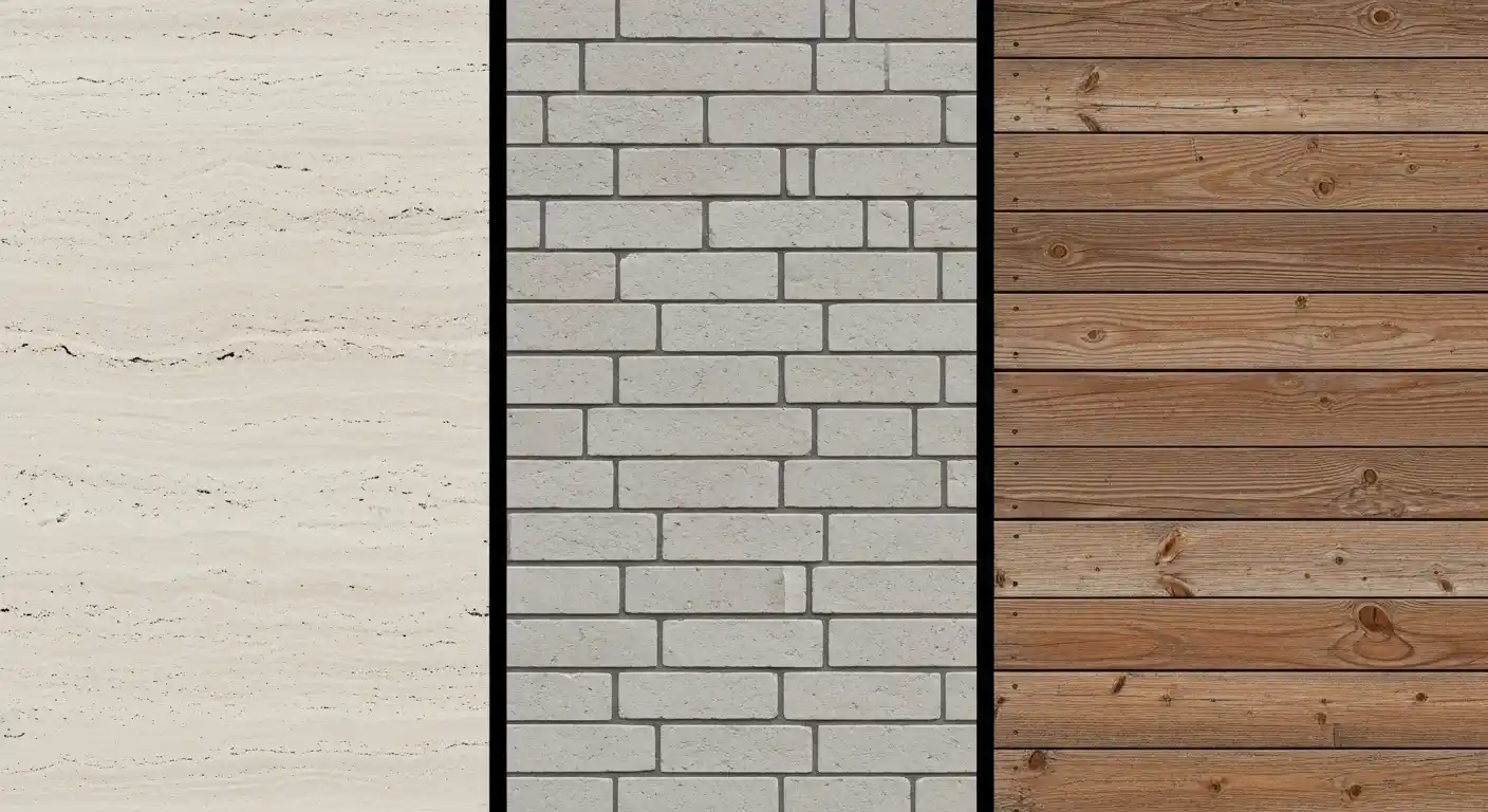 Timber, Concrete, and Bricks